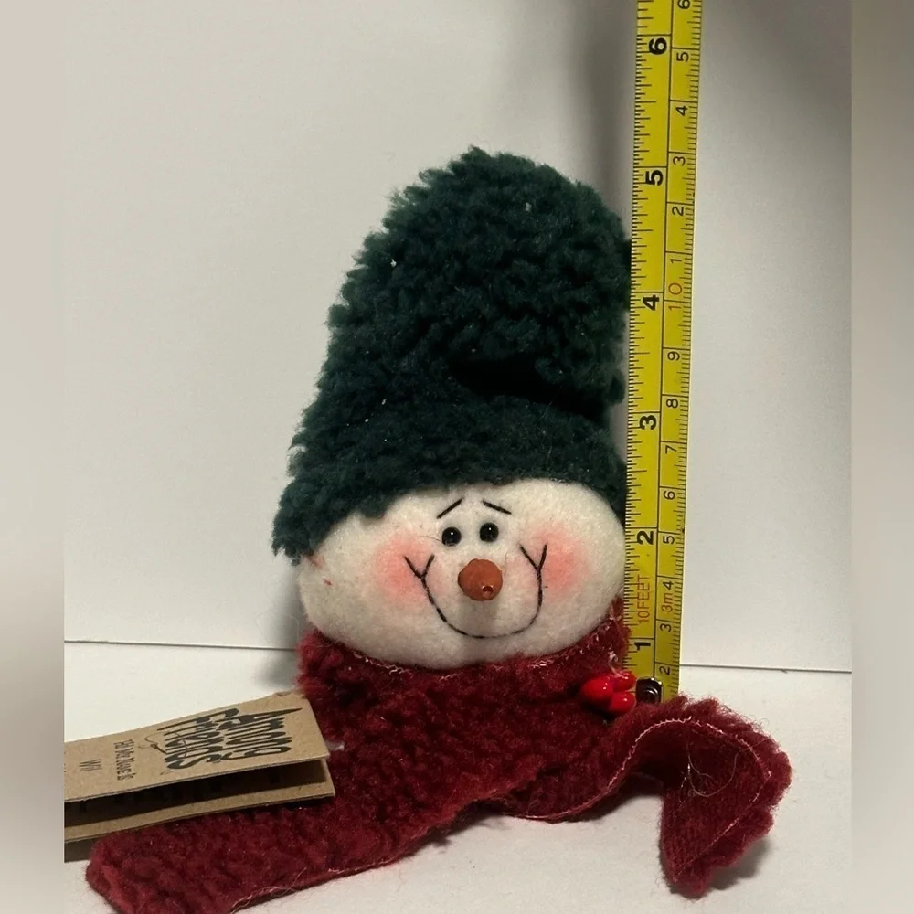 Large Collection of Stuffed Snowman Ornaments